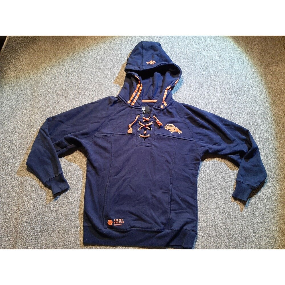 Denver Broncos Hoodie Hooded Sweat Shirt Sweatshirt Sweater DEN Adult M Medium